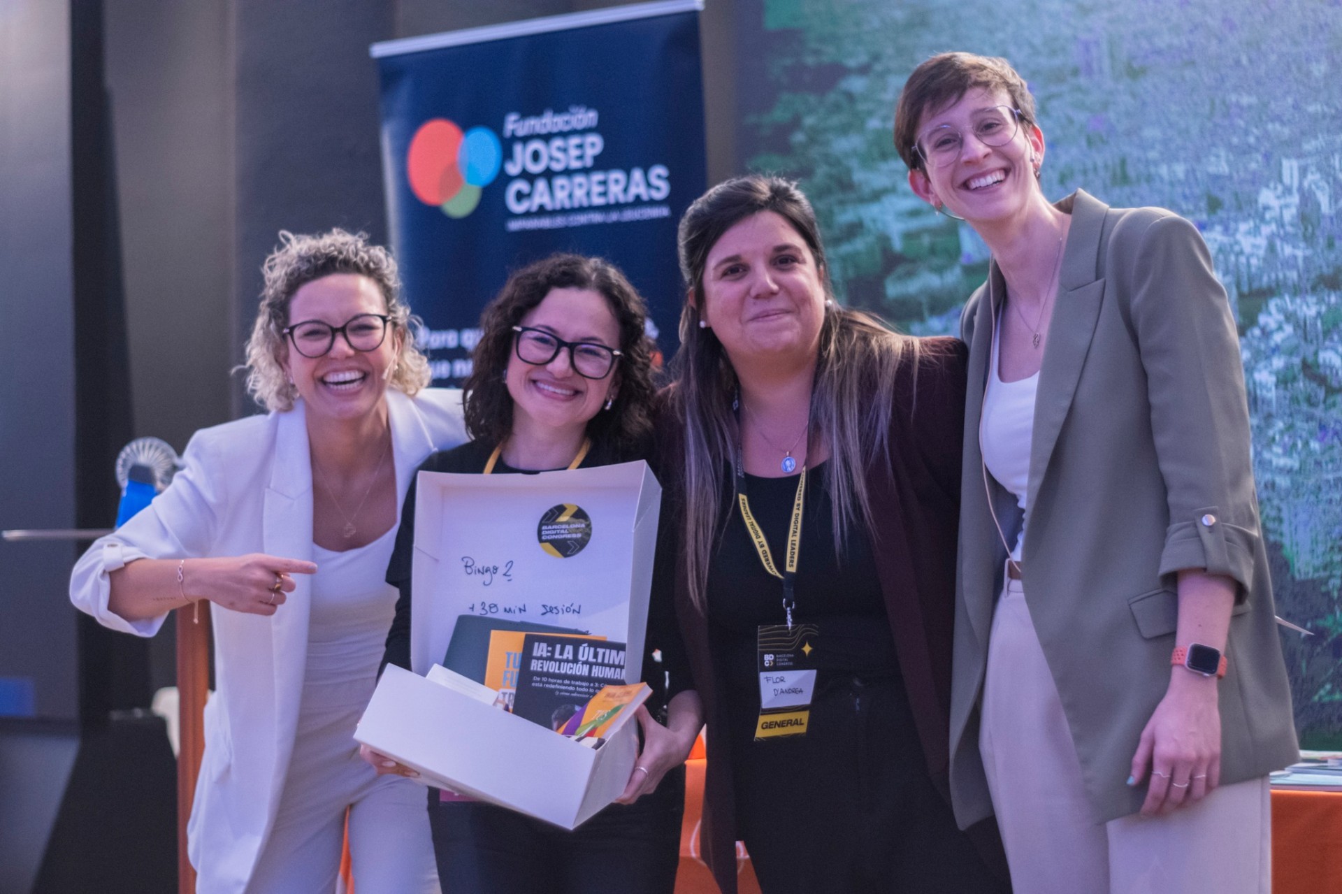 Entrega solidaria a la Fundación Josep Carreras